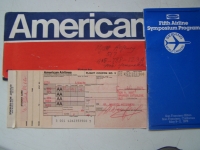 old airline tickets